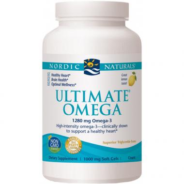 Nordic Naturals Ultimate Omega-3 (1000 mg, 60 Softgels) 