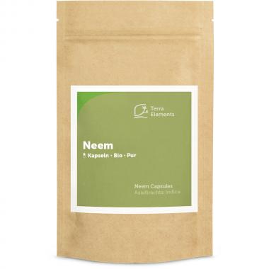 Organic Neem Capsules, (400 mg, 150 caps) 