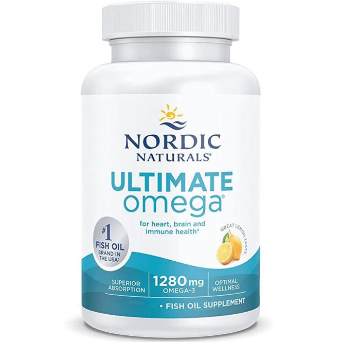 Omega 1280 MG - Lemon (180 Softgels) by Nordic Naturals