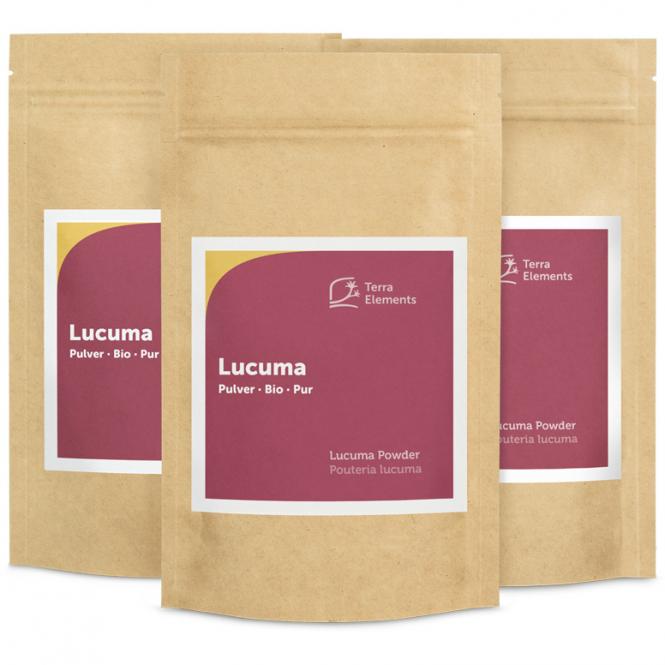 Organic Lucuma Powder, 200 g, 3-Pack 